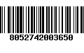 Código de Barras 8052742003650