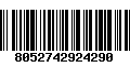 Código de Barras 8052742924290