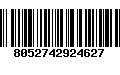 Código de Barras 8052742924627