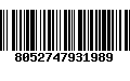 Código de Barras 8052747931989