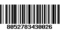 Código de Barras 8052783430026