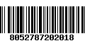 Código de Barras 8052787202018