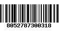 Código de Barras 8052787300318