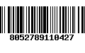 Código de Barras 8052789110427