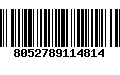 Código de Barras 8052789114814