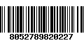 Código de Barras 8052789820227