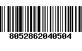 Código de Barras 8052862040504