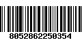 Código de Barras 8052862250354