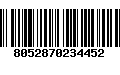 Código de Barras 8052870234452