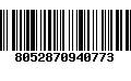 Código de Barras 8052870940773