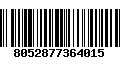 Código de Barras 8052877364015
