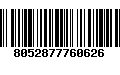 Código de Barras 8052877760626