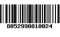 Código de Barras 8052990810024