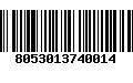 Código de Barras 8053013740014