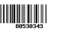 Código de Barras 80530343