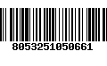 Código de Barras 8053251050661
