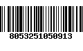 Código de Barras 8053251050913