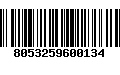 Código de Barras 8053259600134