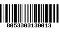 Código de Barras 8053303130013