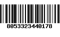 Código de Barras 8053323440178