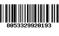 Código de Barras 8053329920193