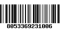 Código de Barras 8053369231006