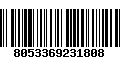 Código de Barras 8053369231808