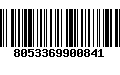 Código de Barras 8053369900841