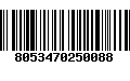 Código de Barras 8053470250088