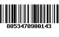 Código de Barras 8053470900143