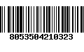 Código de Barras 8053504210323