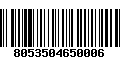 Código de Barras 8053504650006