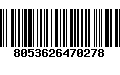 Código de Barras 8053626470278