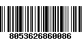 Código de Barras 8053626860086