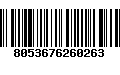 Código de Barras 8053676260263