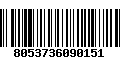 Código de Barras 8053736090151