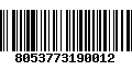 Código de Barras 8053773190012