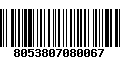 Código de Barras 8053807080067