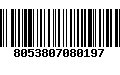 Código de Barras 8053807080197