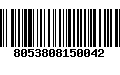 Código de Barras 8053808150042