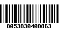 Código de Barras 8053830400863