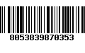 Código de Barras 8053839870353