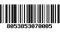 Código de Barras 8053853070005