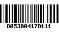 Código de Barras 8053904170111