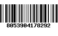 Código de Barras 8053904178292