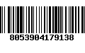 Código de Barras 8053904179138