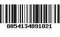 Código de Barras 8054134891821