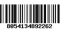 Código de Barras 8054134892262