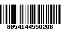 Código de Barras 8054144550206