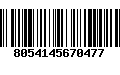 Código de Barras 8054145670477